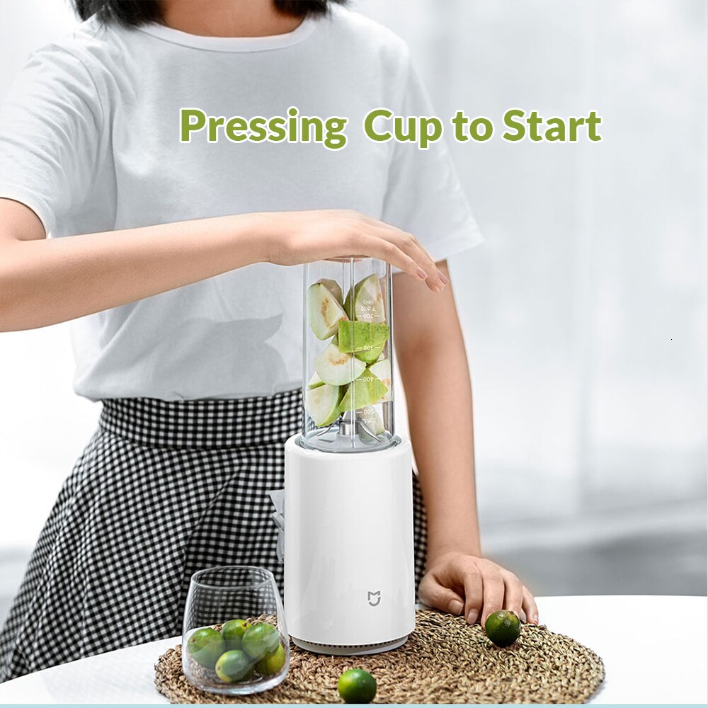 Original Xiaomi Mini Blender Fruit Vegetables blenders Cup Portable Juicer Food Processor Batidora Smoothies Smoothie Blender