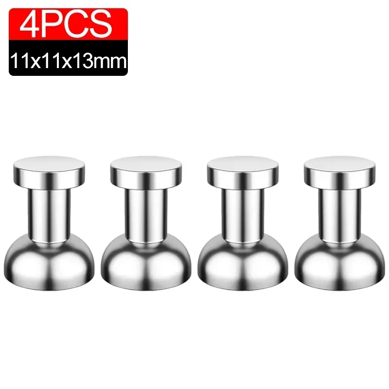 20/2PCS Magnet Super Strong Magnetism Push Pin Neodymium Magnet Refrigerator Kitchen Whiteboard Strong Magnetic Thumbtacks Home: Gold
