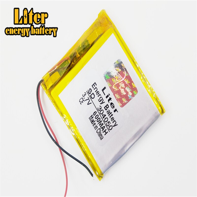 3.7V 600mAh litowo-polimerowa LiPo akumulator 304050 dla Mp3 MP4 GPS PSP DVD Vedio gra aparat inteligentny zegarek głośnik