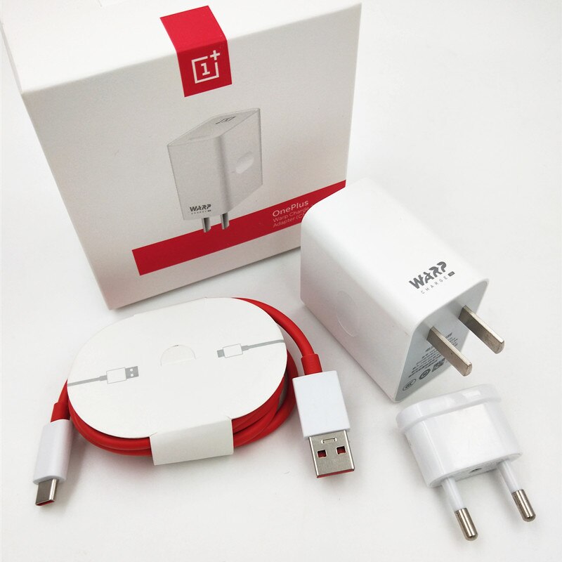 Oneplus 8, 7 pro, 7t usb warp charger, 30w dash schnellladeadapter, oneplus 1 + 3/3t/5/5t/6/6t,100cm, 5v, 6a usb typ-c datenkabel: Us-kabel hinzufügen eu-kabel hinzufügen