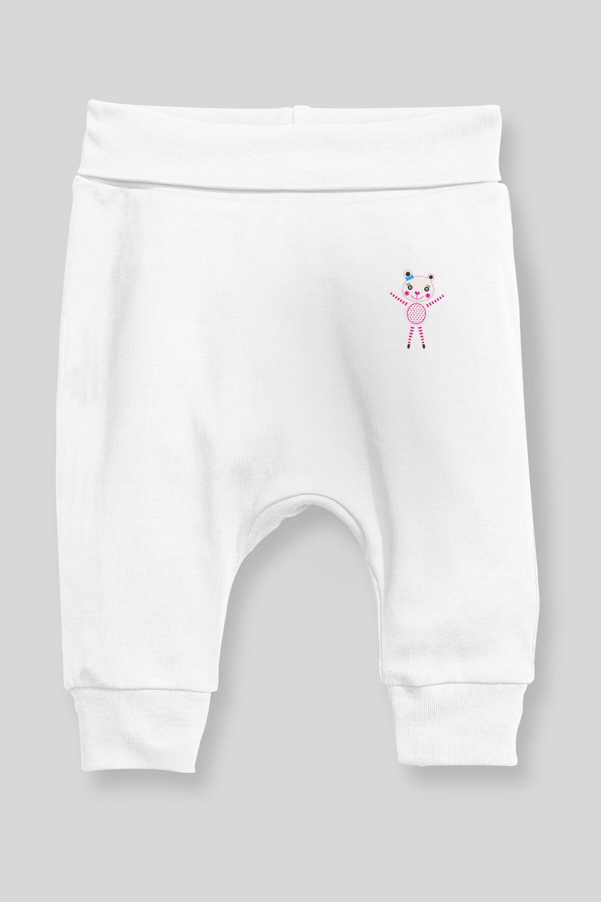 Angemiel baby speelgoed baby meisje harem broek pantalon wit