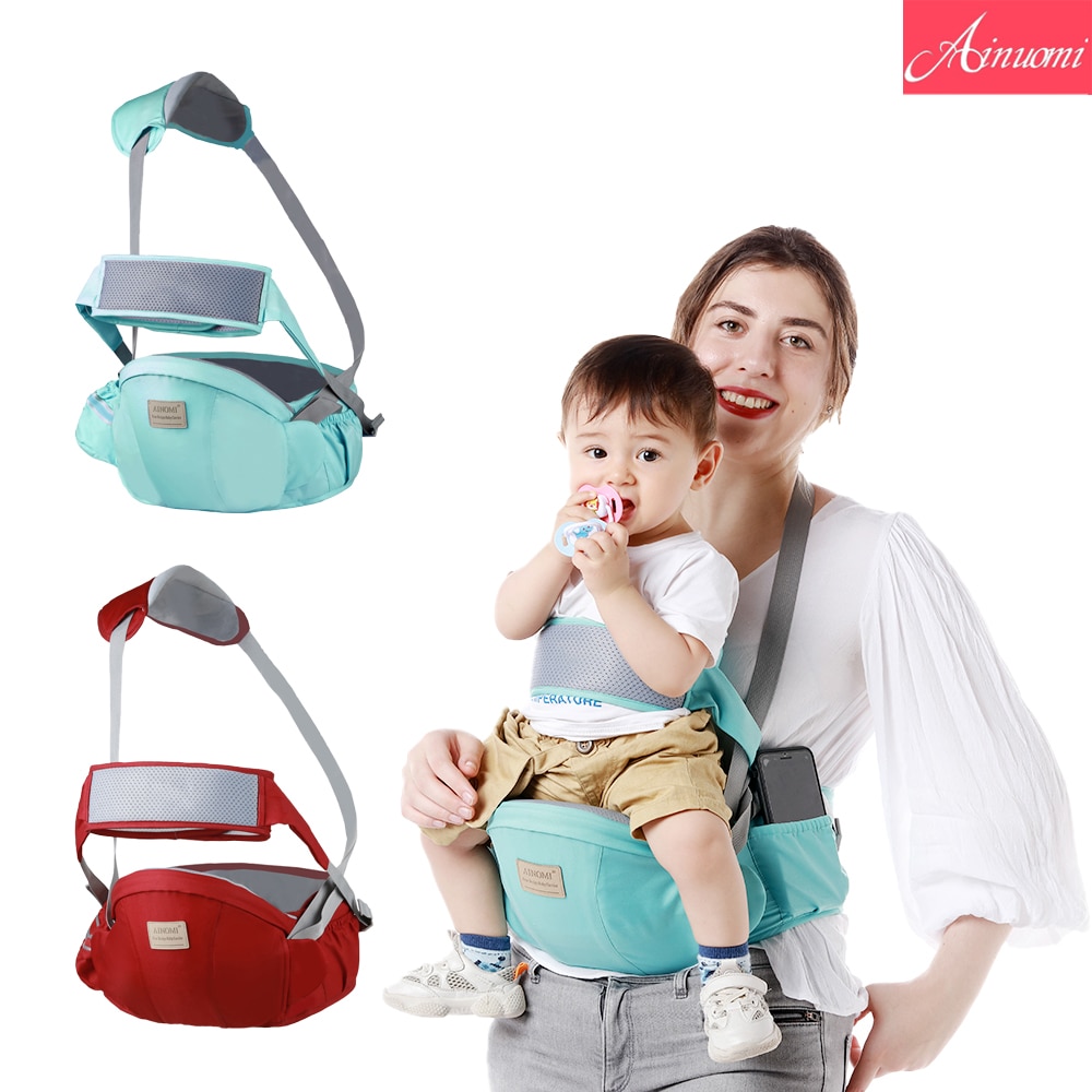 AINOMI Original coton porte-bébé taille tabouret marcheurs fronde tenir Hipseat ceinture hanche siège pour maman voyage infantile hanche siège