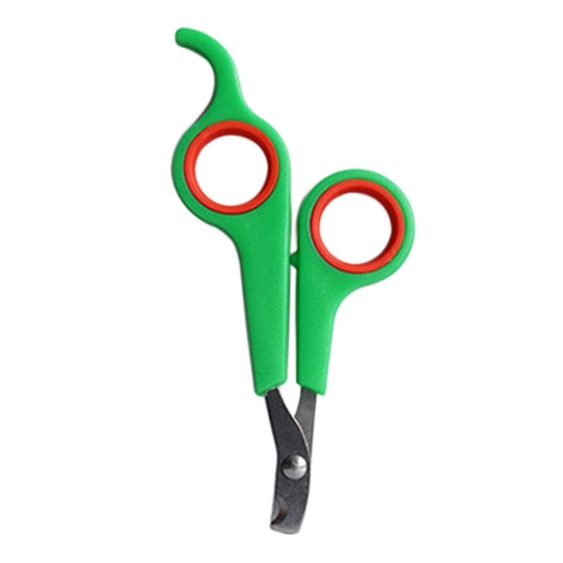 Rvs Hond Puppy Kat Nagelknipper Hond Kat Schaar Hond Kat Grooming Tool Trimmer Nail: green and red