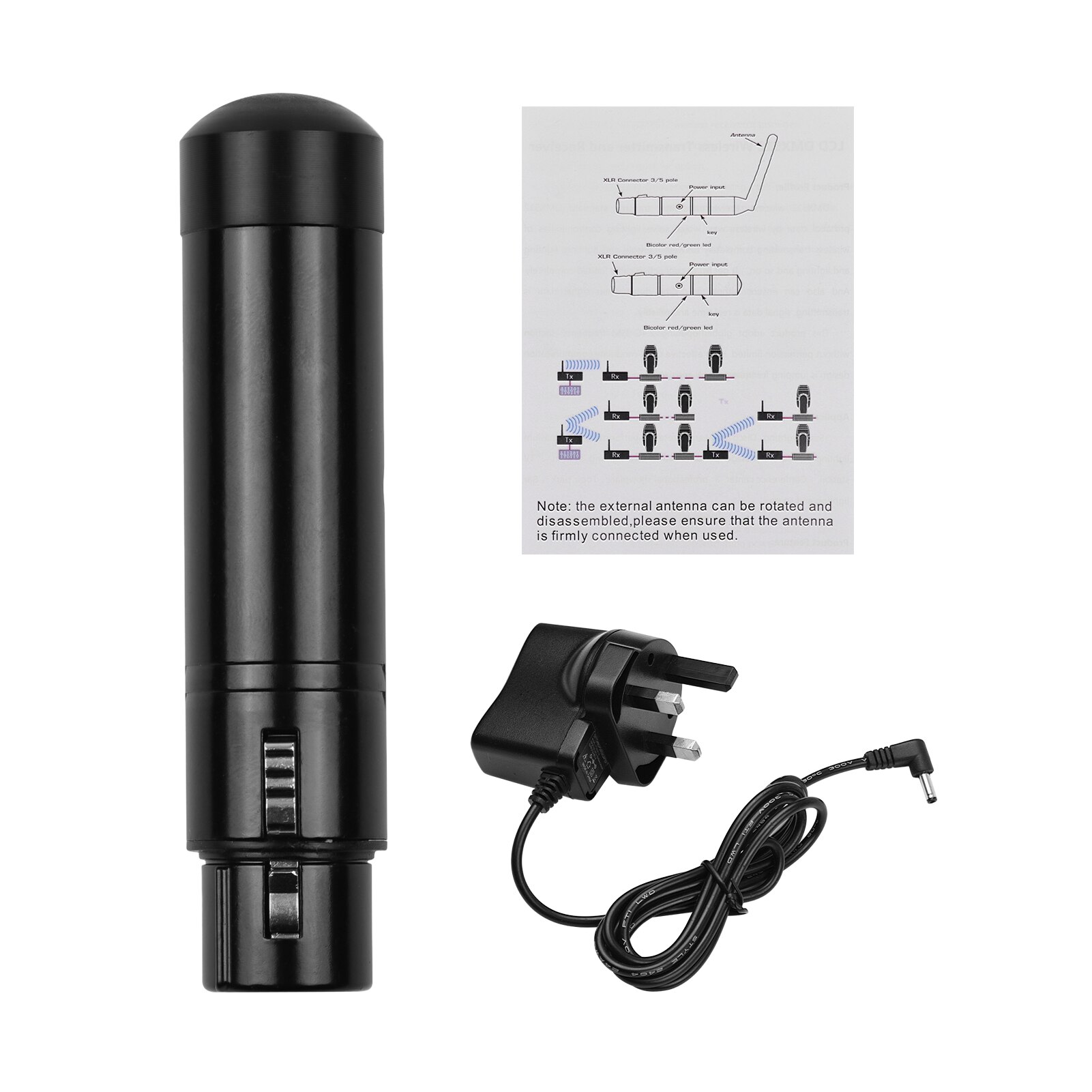 Beamz WTR10 draadloze DMX-zender en -ontvanger kopen
