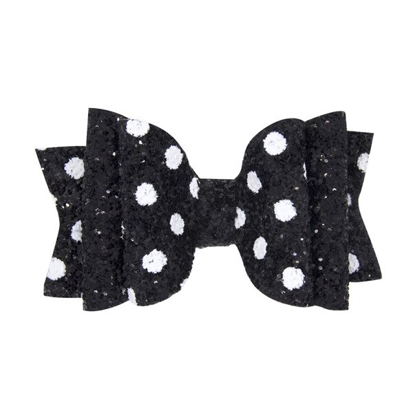 3 zoll funkeln Druck Herz Haar BöGen Haarnadeln für Mädchen freundlicher Haar Clip Griffe freundlicher Party Haar Zubehör: 4