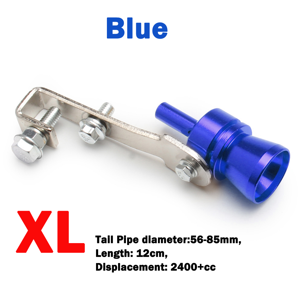 1 stk. turbofløjte universal turboudstødningsfløjte, lydforstærker passer til de fleste biler, sedaner og lastbiler: Beige