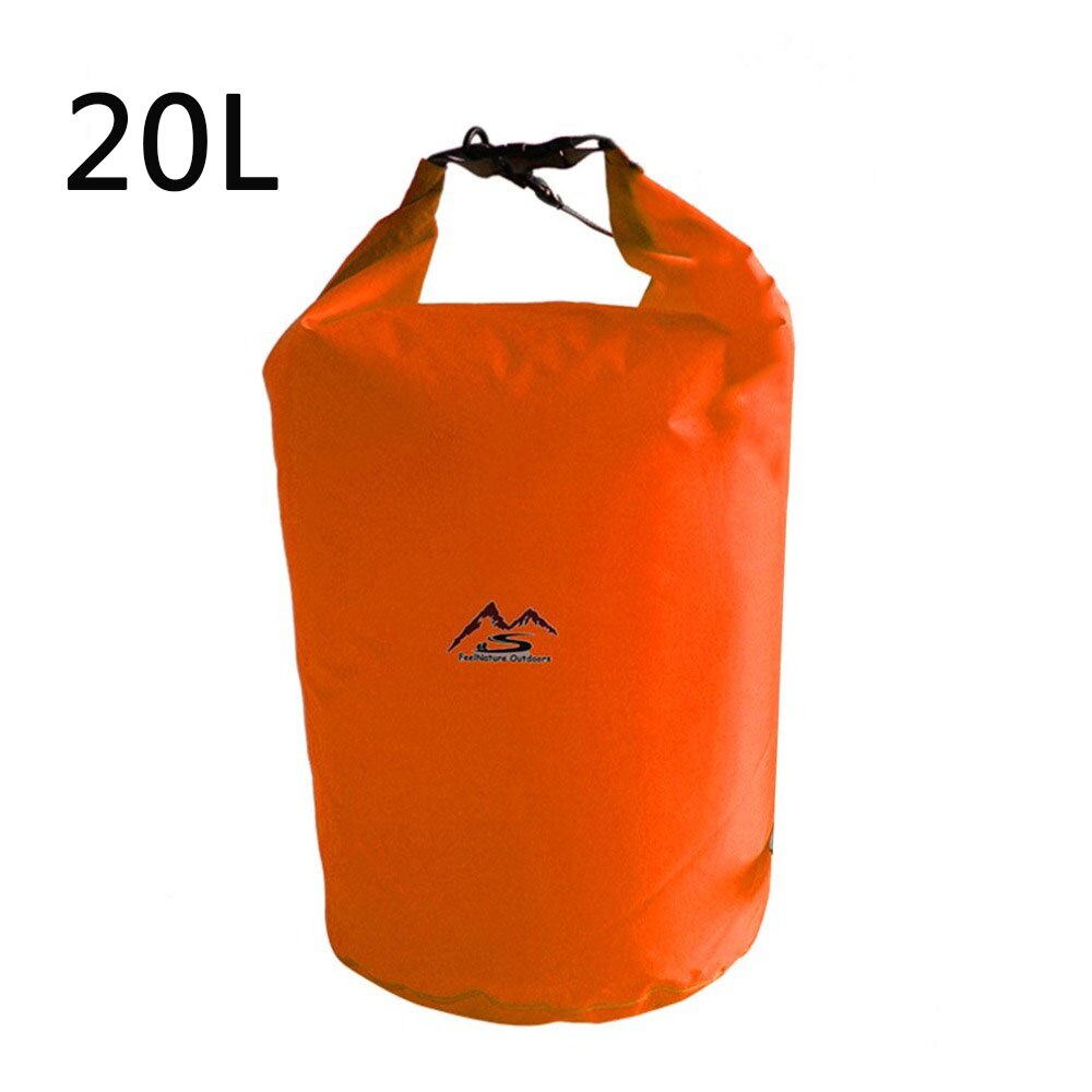 5L/10L/20L/40L/70 Outdoor Dry Waterproof Bag Dry Bag Sack Waterproof Floating Dry Gear Bags For Boating Fishing Rafting Swimming: Orange-20L