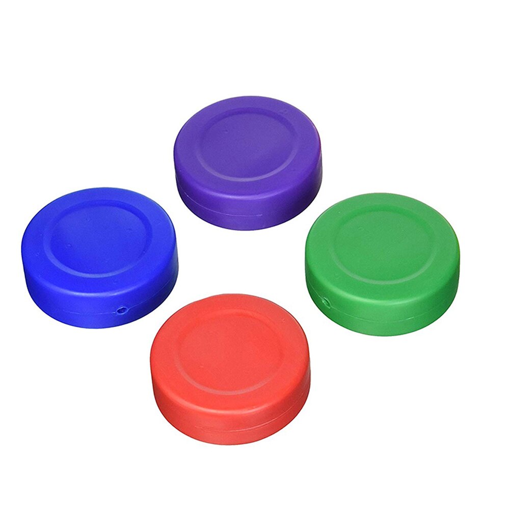 6 PCS Lightweight Hollow Hockey Pucks - Durable PVC Ice Hockey Games - Common Training - Random Color