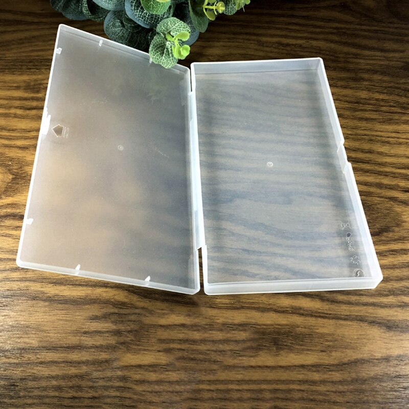 1pcs Frosted Plastic Box Mask Packaging Box Component Storage Box Sturdy Waterproof Dust-proof