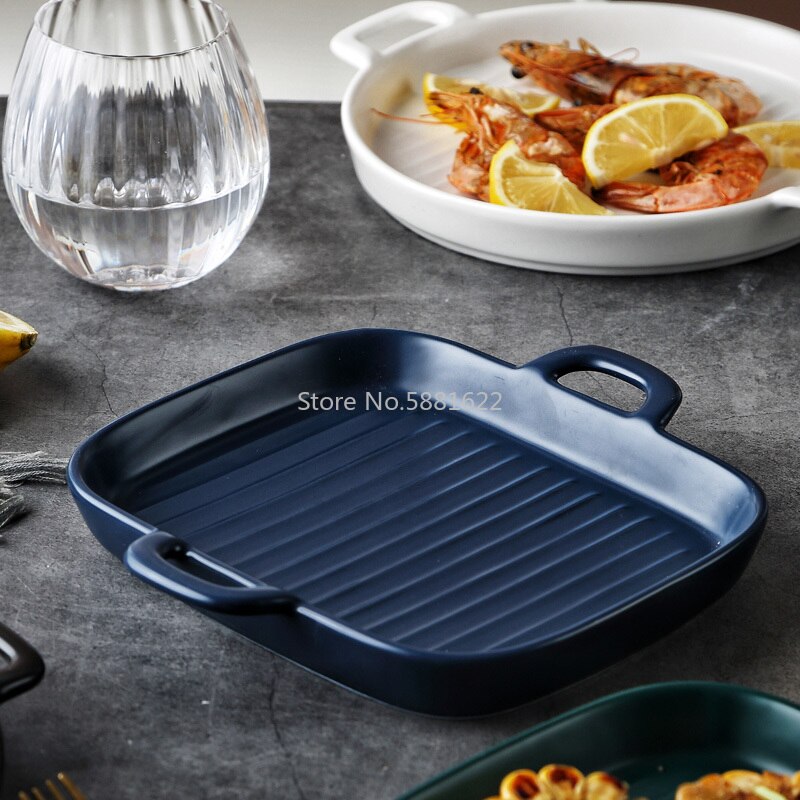 Decoative Ceamic Plate Ound Pocelain Plate,7 Inch