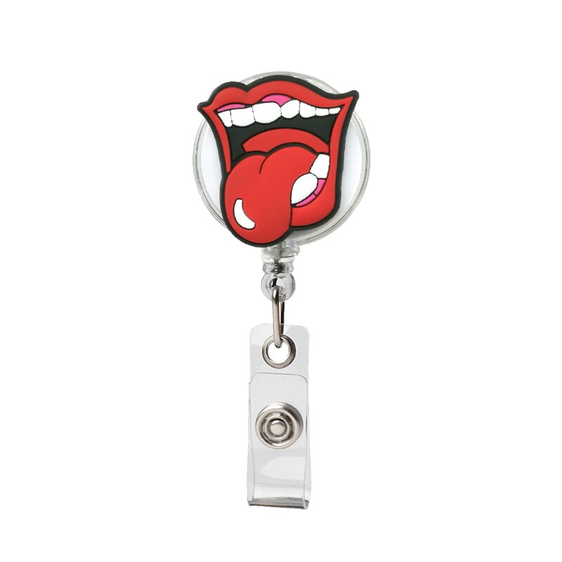 1PCS Retractable Pull Badge Nurse Cute Badge Reel Clip Badge Holder Yoyo Card Doctor ID Card Chain Clips School Student Office: 1503-02 1pcs