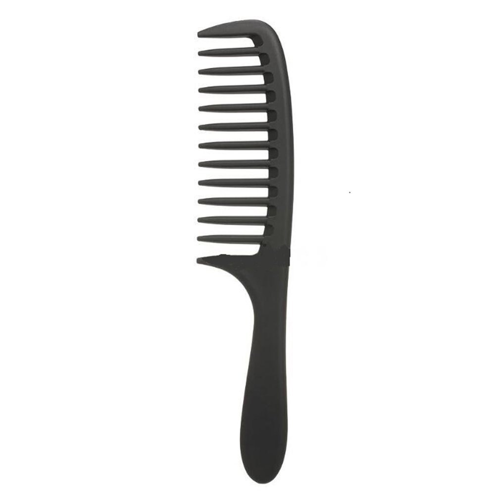Wide-Tooth Comb Plastic Pear Flower Head Large-Tooth Wide-Tooth Hairdressing Curly Hair Comb Anti-Static Hair Comb