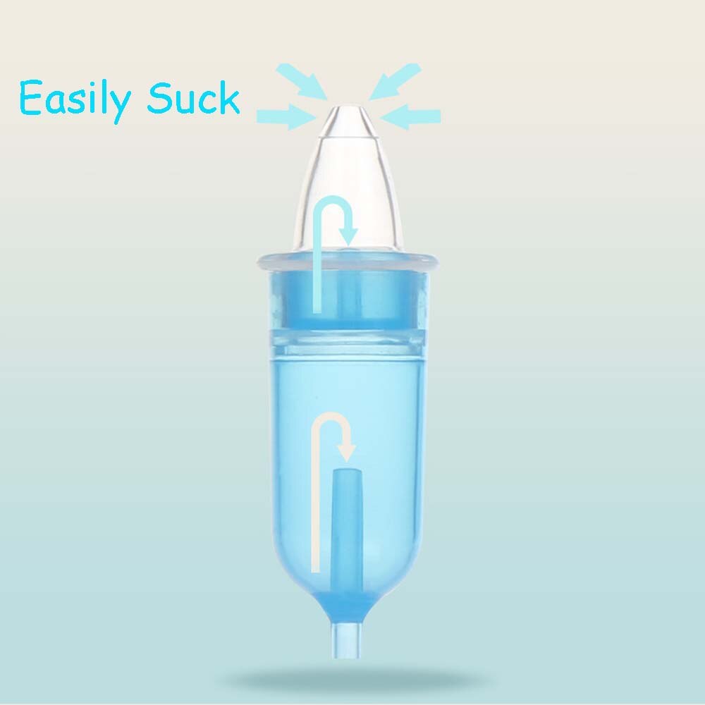 Kids Nasal Aspirator Newborn Baby Safety Care Snot Nose Cleaner Vacuum Suction Silicone Nose Cleaner