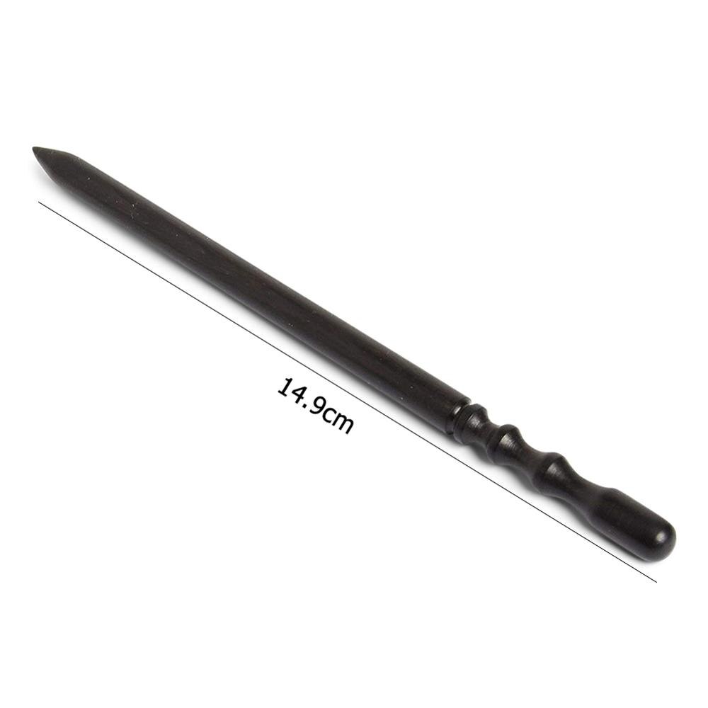 3 Types Ebony Grinding Block/Rod Smooth Polish Leather Edge DIY Leather Grinding Tool Leather Craft Edge Burnisher Kit: Fine Grinding Rod