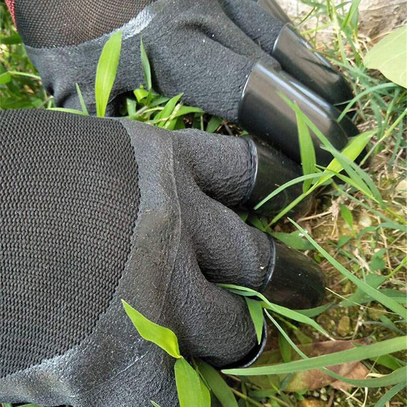 Tuinhandschoenen, waterdichte tuinhandschoenen met klauw voor het graven en planten, snel en gemakkelijk te graven en te planten, veilig voor het snoeien van rozen