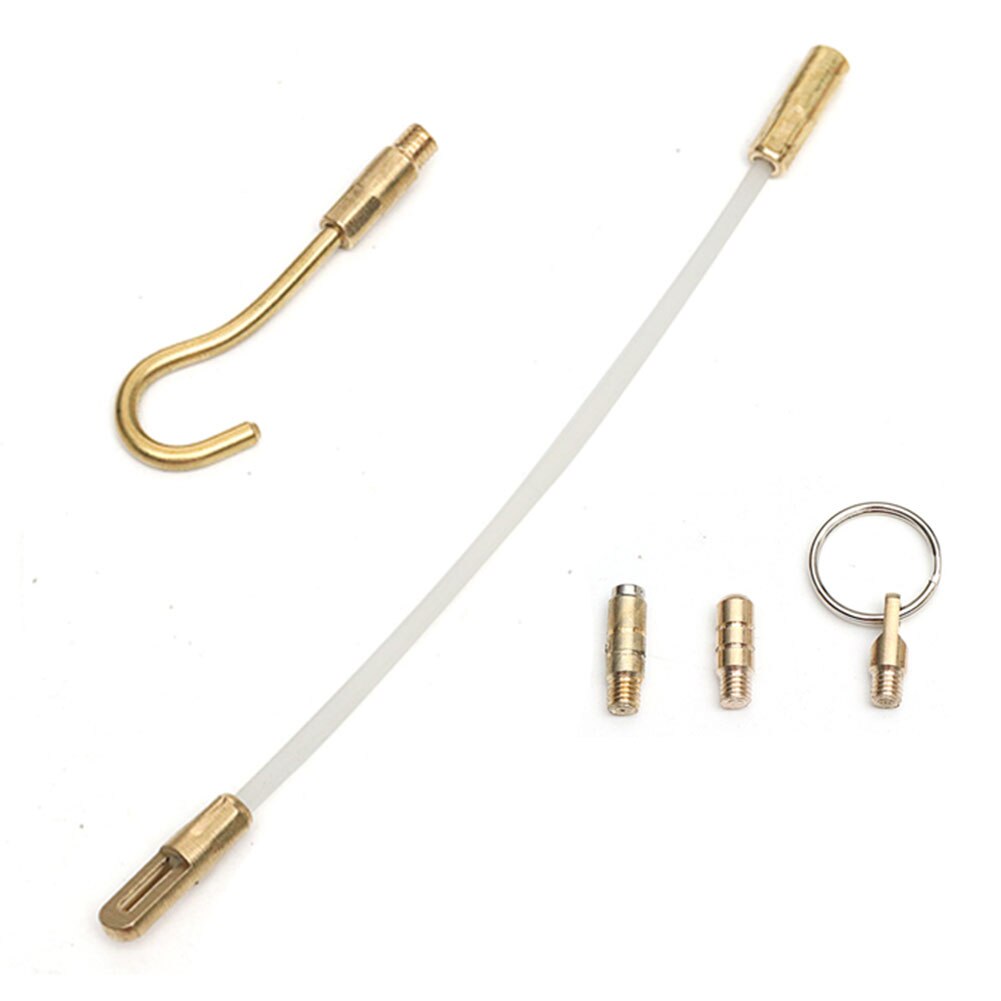 4mm 33cm Conduit Guide Device Push Cabling Rods Tool Wall Connectable Duct Wire Threader Fiberglass Fish Tape Set Cable Puller