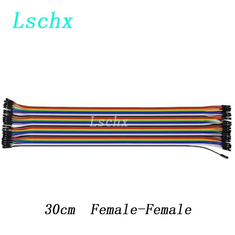 Fils de Raccordement DuPont pour Arduino, Câble de Connexion Mâle à Mâle + Femelle à Femelle et Mâle à Femelle, Kit de Bricolage, 40 Pièces: 30cm Female-Female