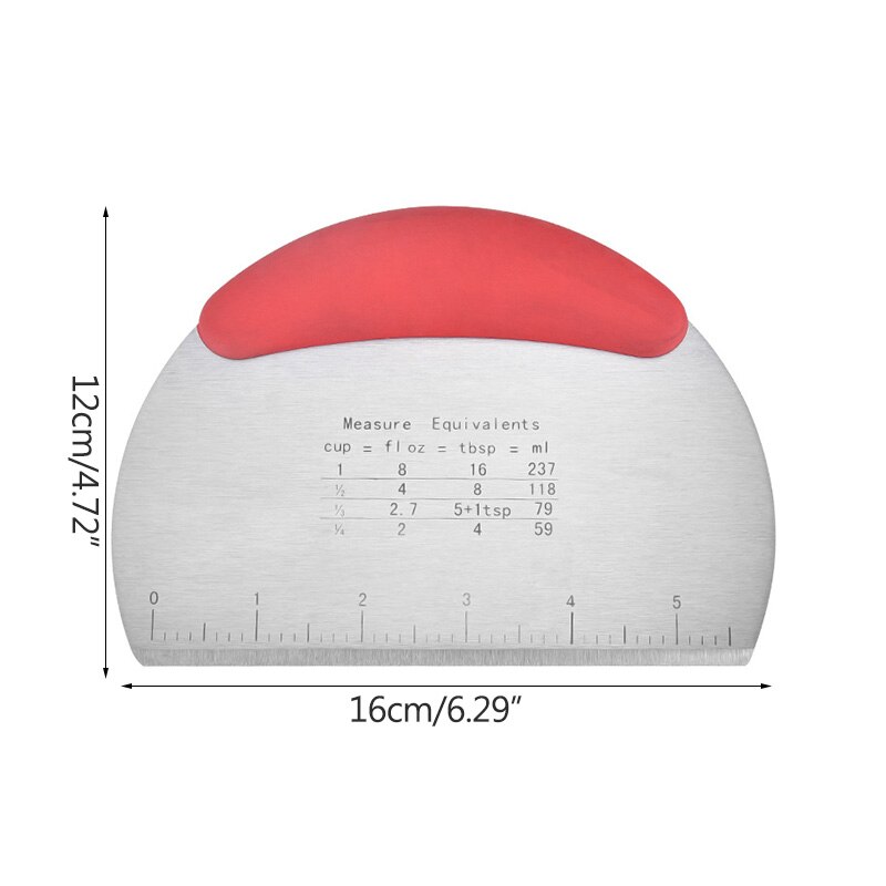 Keuken Gadgets Cutter Halve Cirkel Met Schaal Bakken Meel Cutter Rvs Multi Functie Snijden Mes Mes