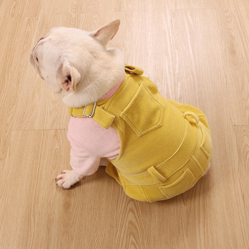 Winter Hund Overall Französisch Bulldogge Kleidung für Hunde Winter Kleidung Einstellbare Haustier Hund Kleidung Haustier Pyjama Gesamt für Hunde
