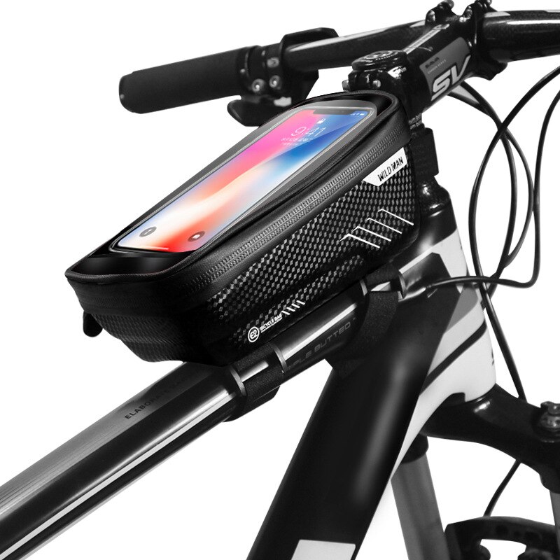 Acheter Sac de cadre de vélo 1,5 l, sac de tube avant de vélo, étanche, fermeture éclair lisse, cyclisme
