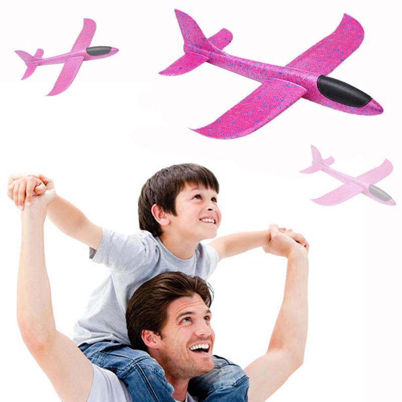 48 Cm Hand Gooi Flying Zweefvliegtuig Planes Foam Vliegtuigen Epp Slip Modelvliegtuigen Party Game Kinderen Foam Plastic Vliegtuig