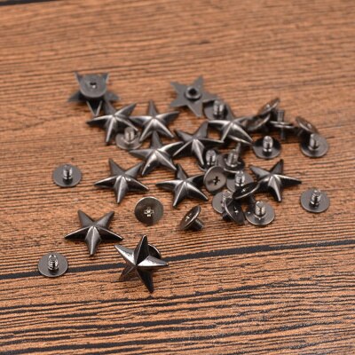 10 pcs Star Schroef Terug Studs Klinknagel Knoppen Voor DIY Ambachtelijke Kledingstuk Tas Schoenen Thuis Decor Supplies Accessoires: 3