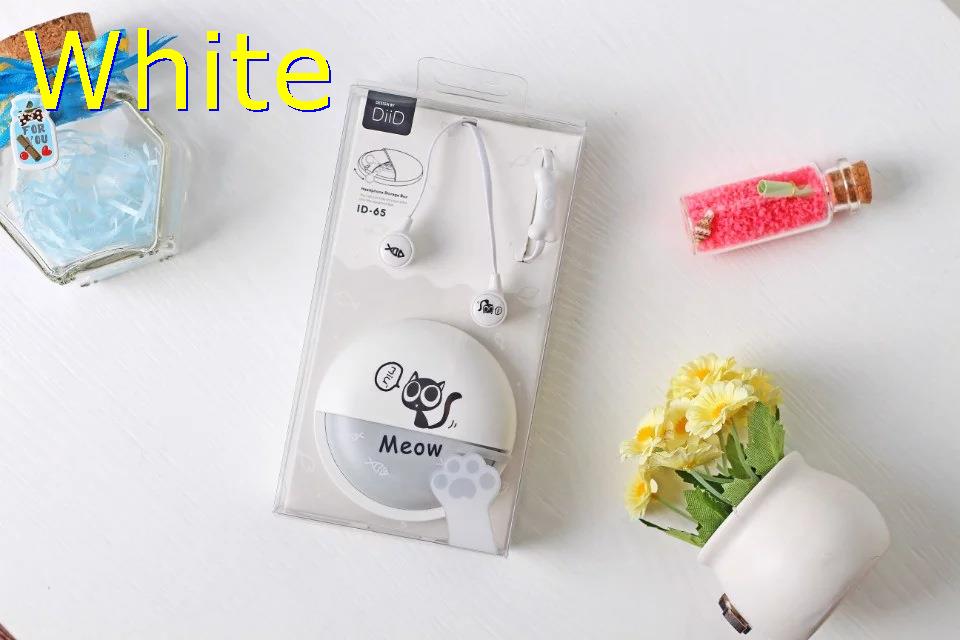 Leuke Kat Bedrade Oortelefoon Gril Kinderen 3.5Mm Oordopjes Muziek Headset In Ear Casque Voor Iphone 6 Samsung Xiaomi MP3/4