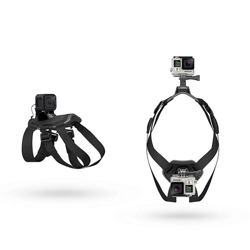 Harnais pour chien de compagnie Sport caméra | Bracelet élastique à l'arrière, ceinture pour chiens, harnais pour GoPro Hero, fournitures d'extérieur pour animaux de compagnie