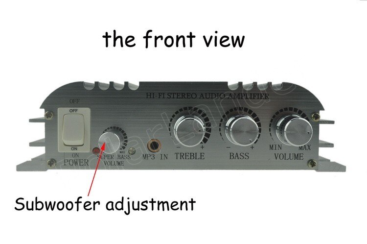 12V Eindversterker Voor Auto Radio Cd Dvd-speler Subwoofer Auto Audio Versterker Super Bass Functie Hi-Fi