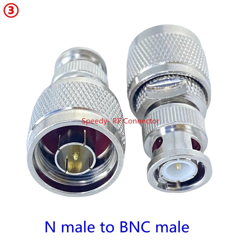 1 Uds L16 N tipo a BNC macho conector hembra Q9 BNC a N tipo adaptador Coaxial de ángulo recto RF rápida cobre