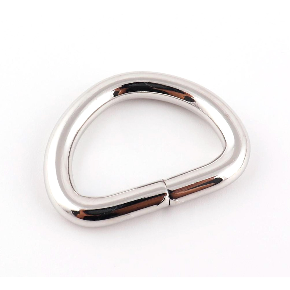 10pcs Metal D Ring Heavy Duty Strong Webbing Dee Ring Buckle for Bag Strap Belt Purse DIY Bag Accessories: 7mm / antique silver
