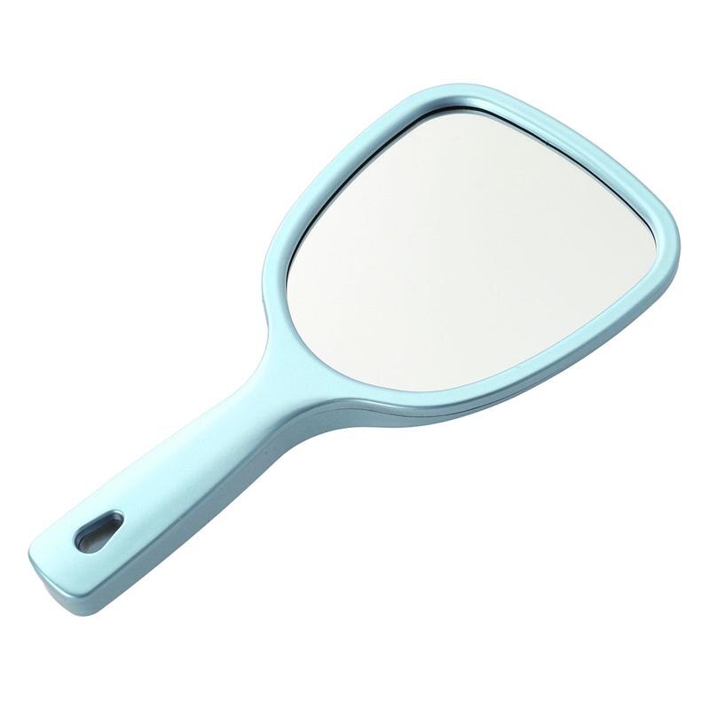 1pc miroirs à main double face, miroirs cosmétiques à contrôle oral, miroir grossissant 2x et 3x, outil de maquillage: Bleu