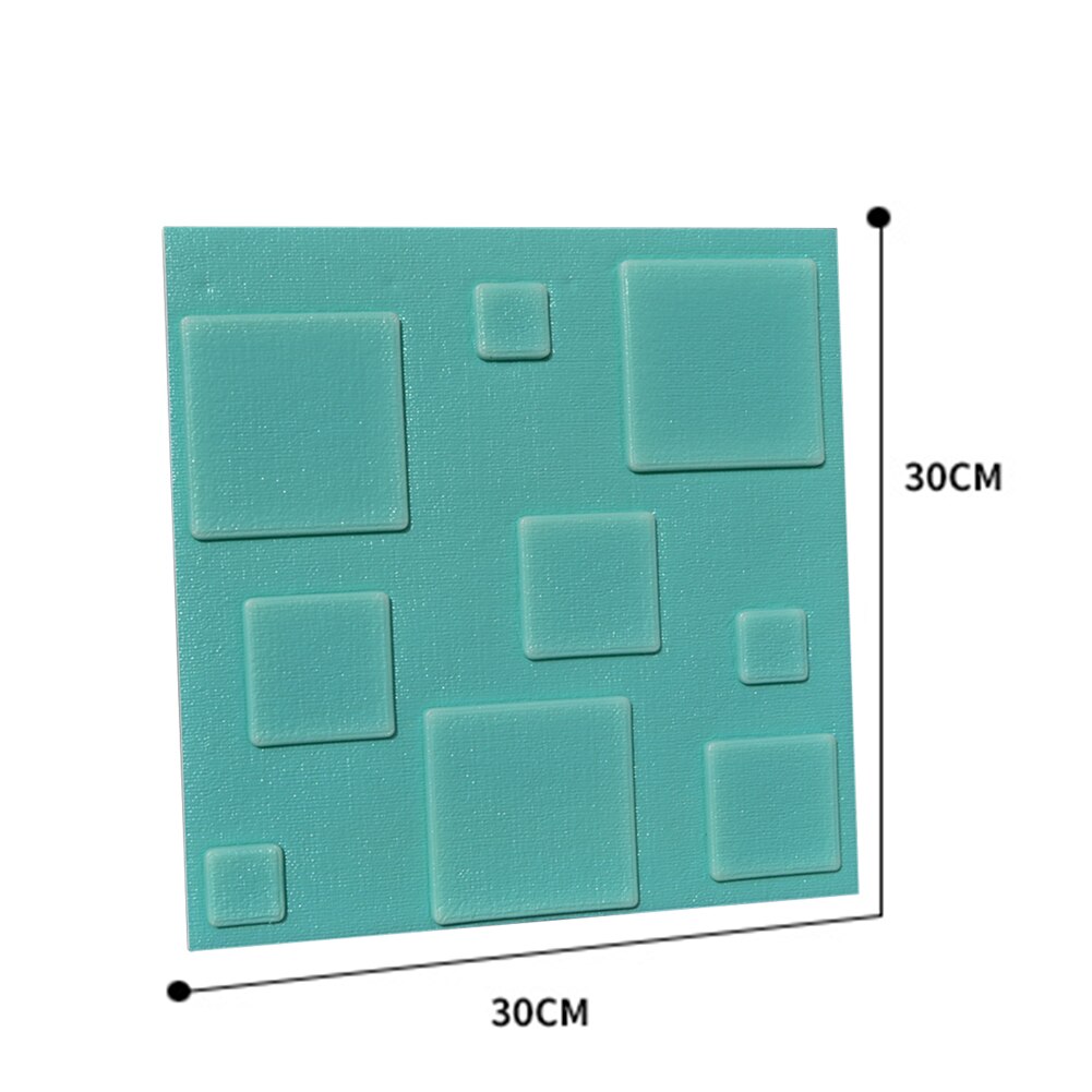 3D naklejki ścienne imitujące cegły DIY wystrój samoprzylepna tapeta wodoodporna dla dzieci pokój sypialnia 3D naklejka ścienna cegła robić Dropship: Niebieski