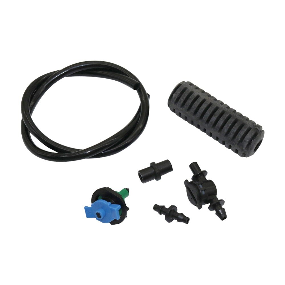 360 Graden Roterende Opknoping Sprinkler met 50cm 4/7mm slang Kas Tuin sprinkler Water nozzle kit 2 sets