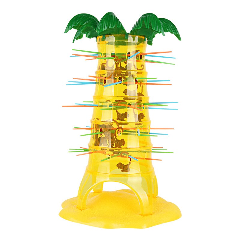 Børns intelligens legetøj sjovt interessant vende aber ned abetræ klatring desktop bordspil fest spil legetøj
