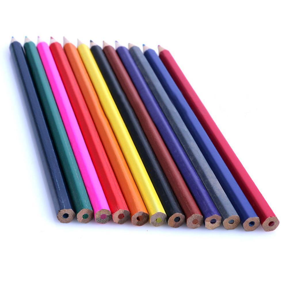 24 couleurs crayons peinture à l'huile dessin crayons couleur artiste dessin crayon ensemble Art fournitures