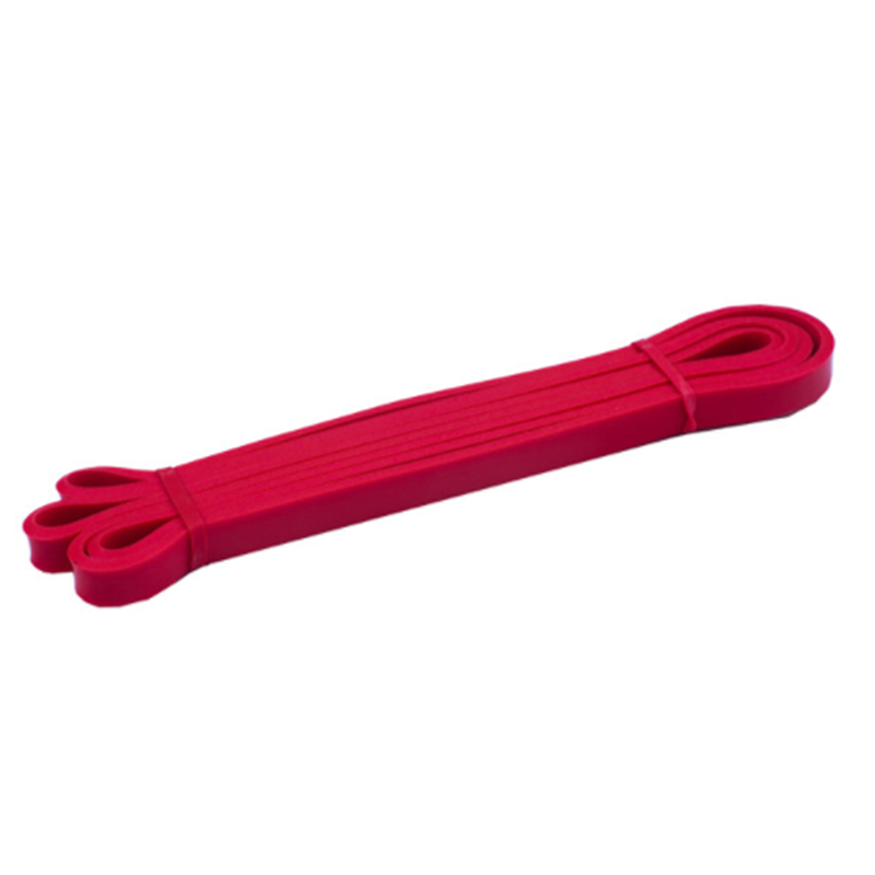 fascia elastica fitness fascia di resistenza TPE fascia di tensione per assistenza yoga Corda elastica in reticolo Allenamento Spalle Schienali e fianchi: Rosso