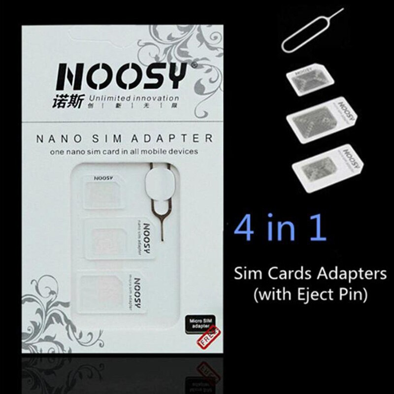 Sim Cards Adaptadores Para Apple iPhone 4S 5S 6 7 8 plus Adaptador Sim Micro Para Samsung Pequeno a Grande cartão Sim