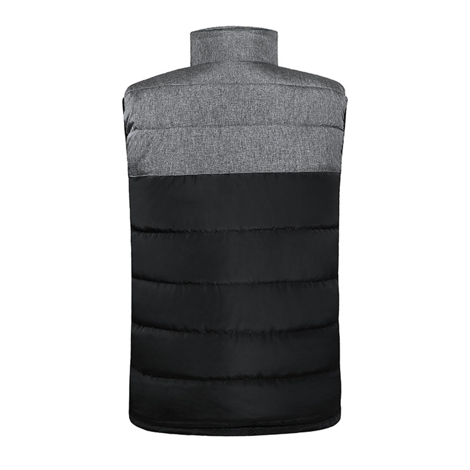 Unisex Heated Vest Outdoor Electric Heated Vest Camping Warm Clothing Heated For Riding Skiing Fishing Charging Via Heated Coat