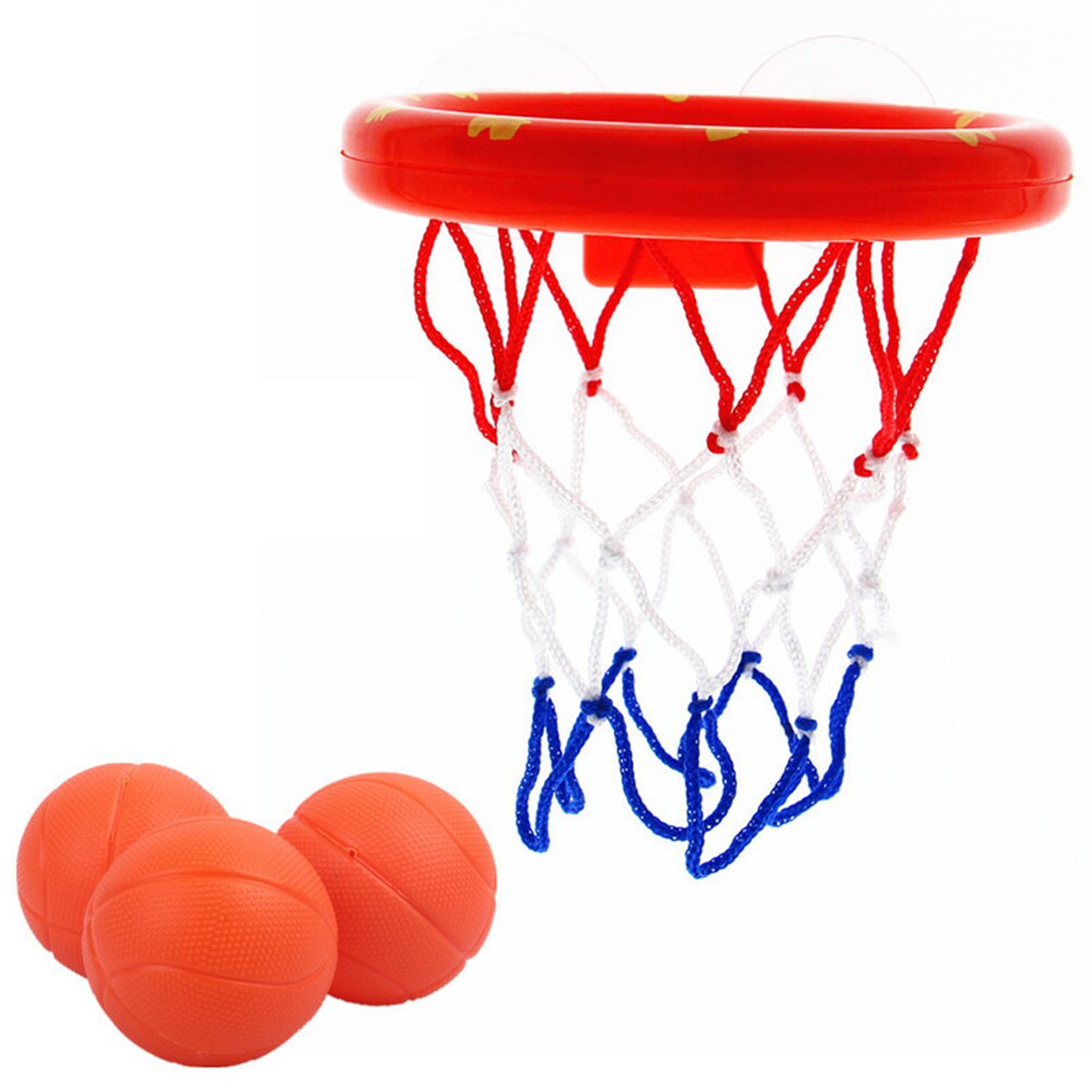 Babybadje Speelgoed Zuignap Schieten Basketbal Hoepel Badkamer Bad Douche Speelgoed Met 3 Bal Kid Play Water Spel Speelgoed voor Kinderen