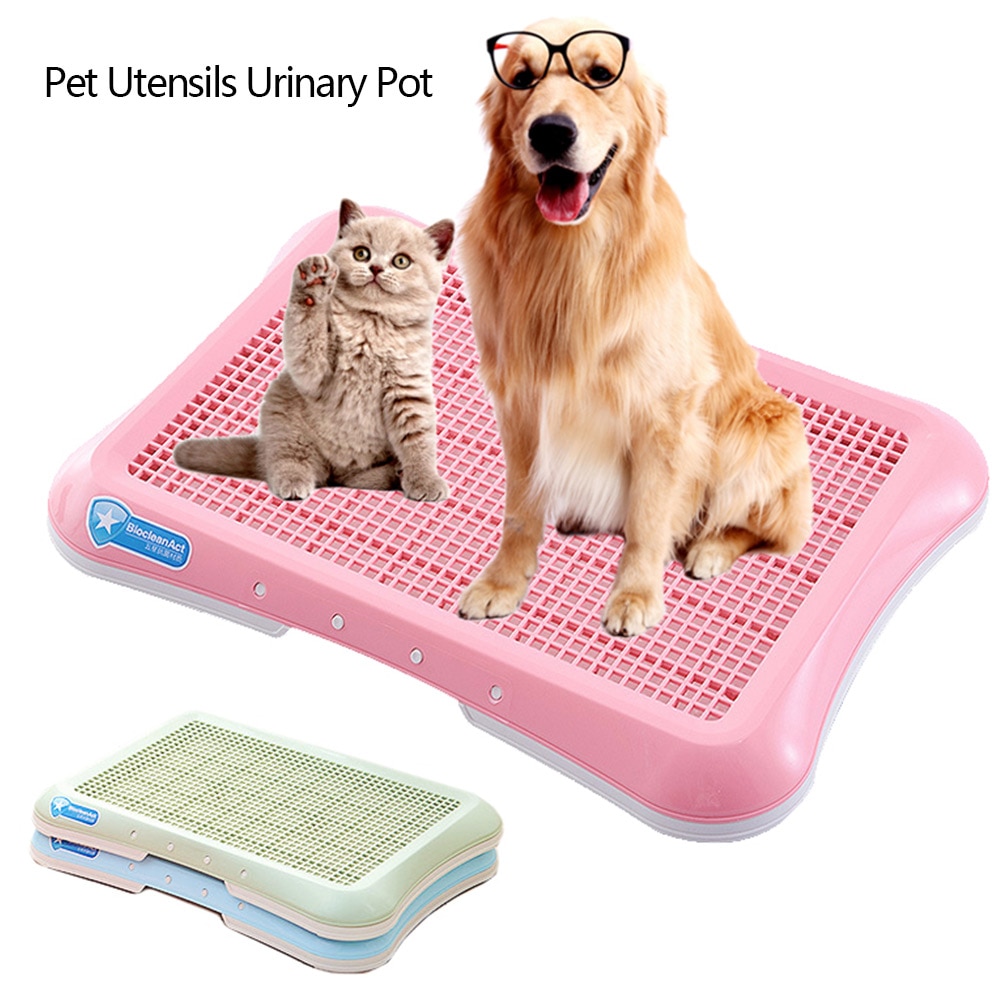 Plastic Pet Toilet Column Dog Toilet Lattice Potty Toilet Column For Dogs Cat Pad Doggy Pee Training Toilet Clean Pet Product