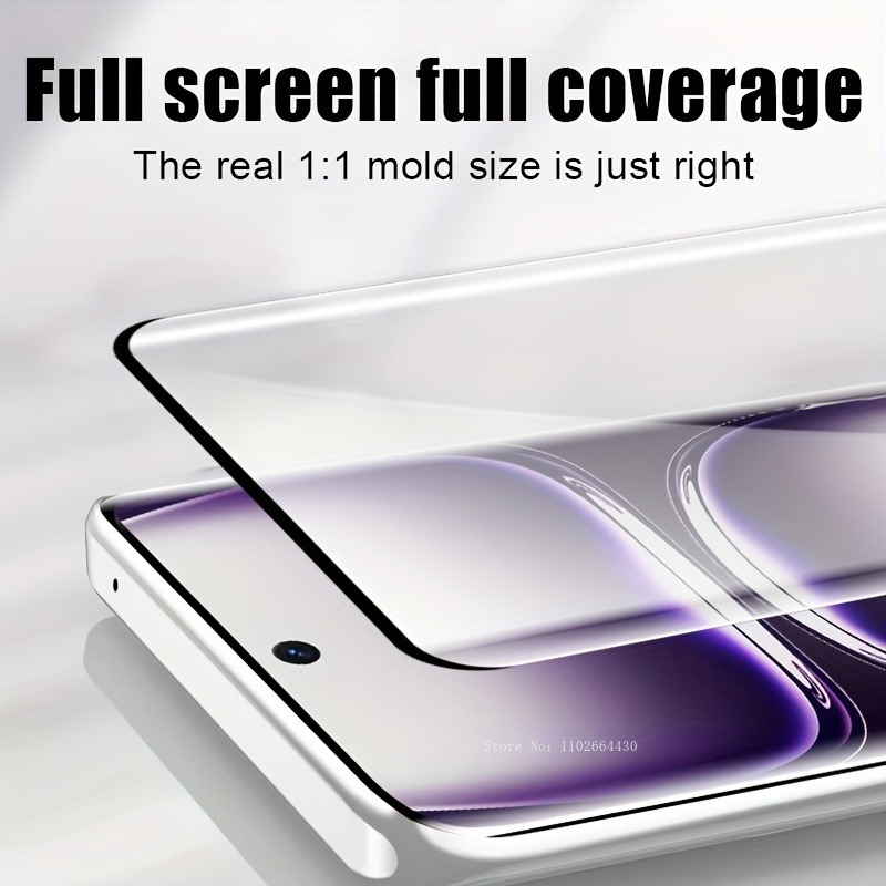 2 uds vidrio templado de instalación Simple con un solo clic para OPPO Reno 14 Pro 14F 13 Pro 10/11/12 Pro 11F 12F HD película protectora de pantalla