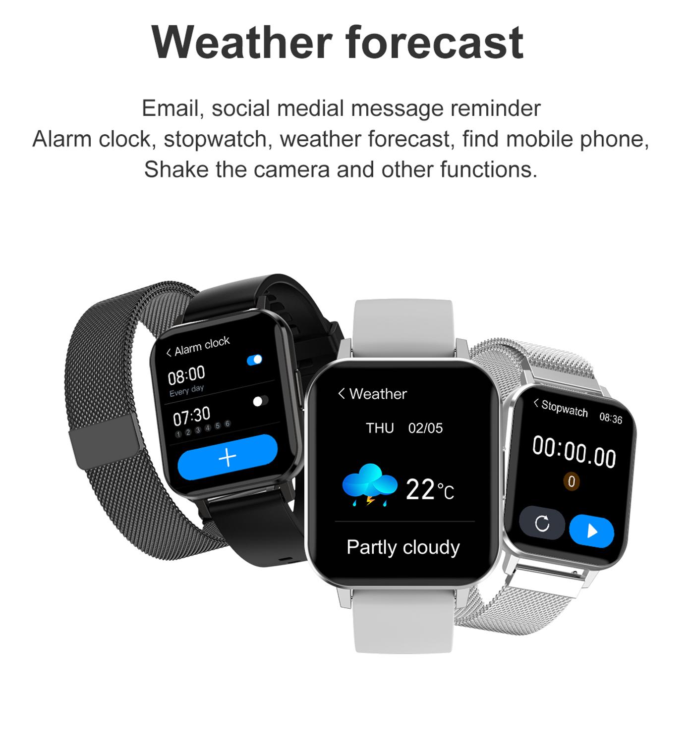 LEMFO DTX Smartwatch for Men - 1.78" HD ECG, Heart Rate, Fitness Tracker, Android/iOS Compatible