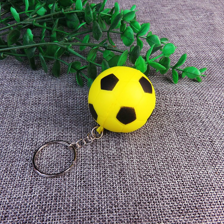 Sports Basketball Model Ball Toys PU Soft Basketball Small Football Rugby Baseball Love Keychain Pendant: Light Grey