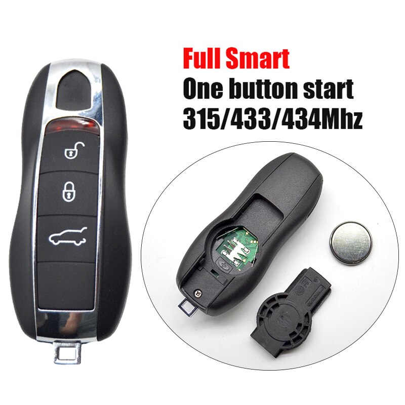 PO0050 Smart keyless 3button full smart 315/433/434MHz for Porche Panamer Maca Cayma 911 918 Spyde Cayenn remote key