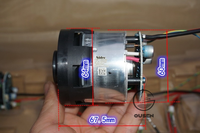 24V 370W Nidec Japan High-power Brushless Vacuum Cleaner Fan High-speed Violent Vacuum Motor PWM Speed Regulation