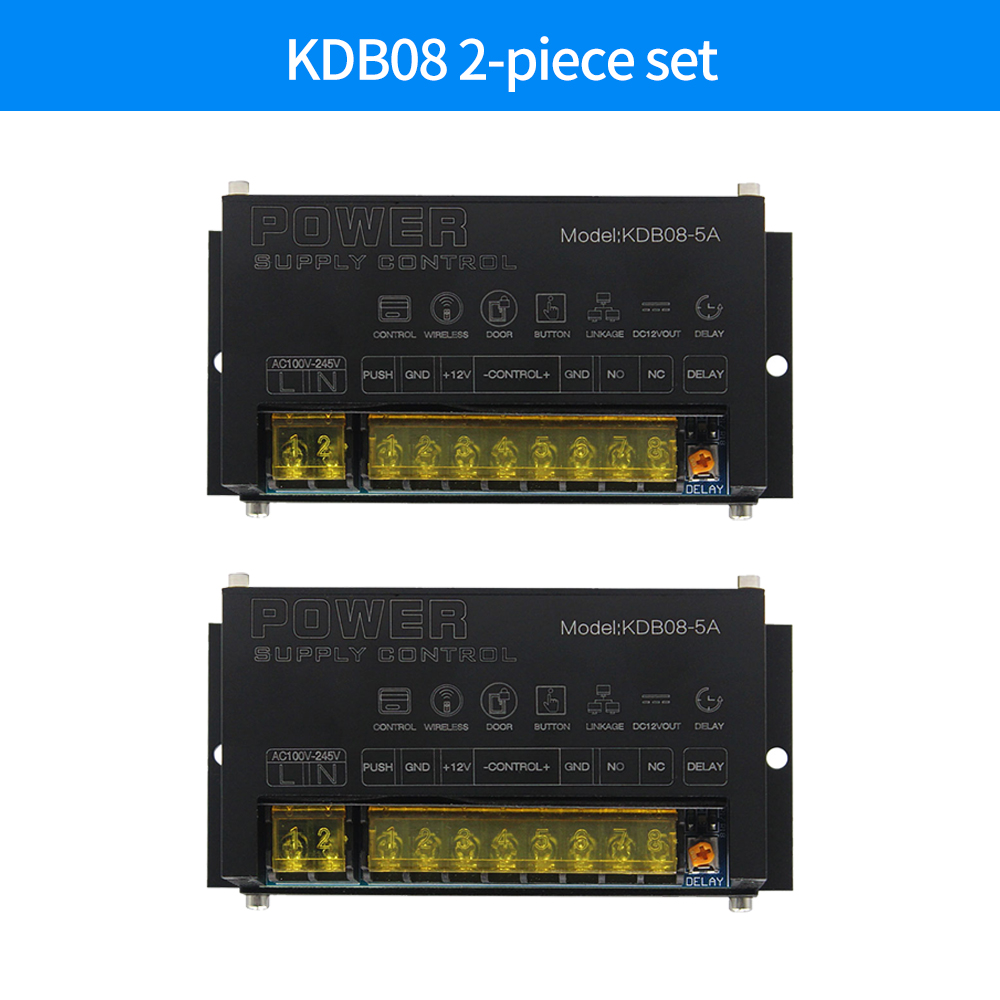 DC 12V Access Control Power Supply Switch 5A Output AC 110V-240V Input Power Source Supplier Adapter for Video Intercom System: Silver