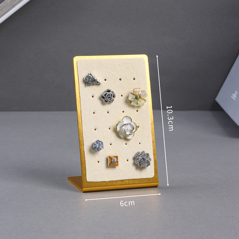 Sieraden Organisator Display Ketting Houder Ketting Hanger Sieraden Display Stand Kettingen Oorbellen Hanger Armbanden: GRIJS