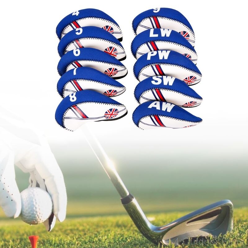 10 Stks/set Draagbare Sport Neopreen Golf Club Head Cover Ijzer Beschermende Headcover Jy01 20