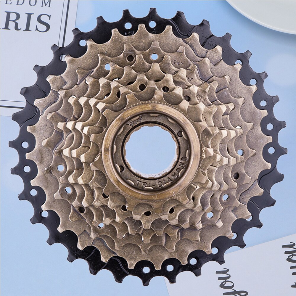 Cassette de 8 velocidades para bicicleta de montaña, ultraligero, con volante giratorio, accesorios para bicicleta de montaña, 1 ud.: Default Title